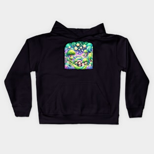 Enchanted Forest Starry Night Cute Tee Kids Hoodie